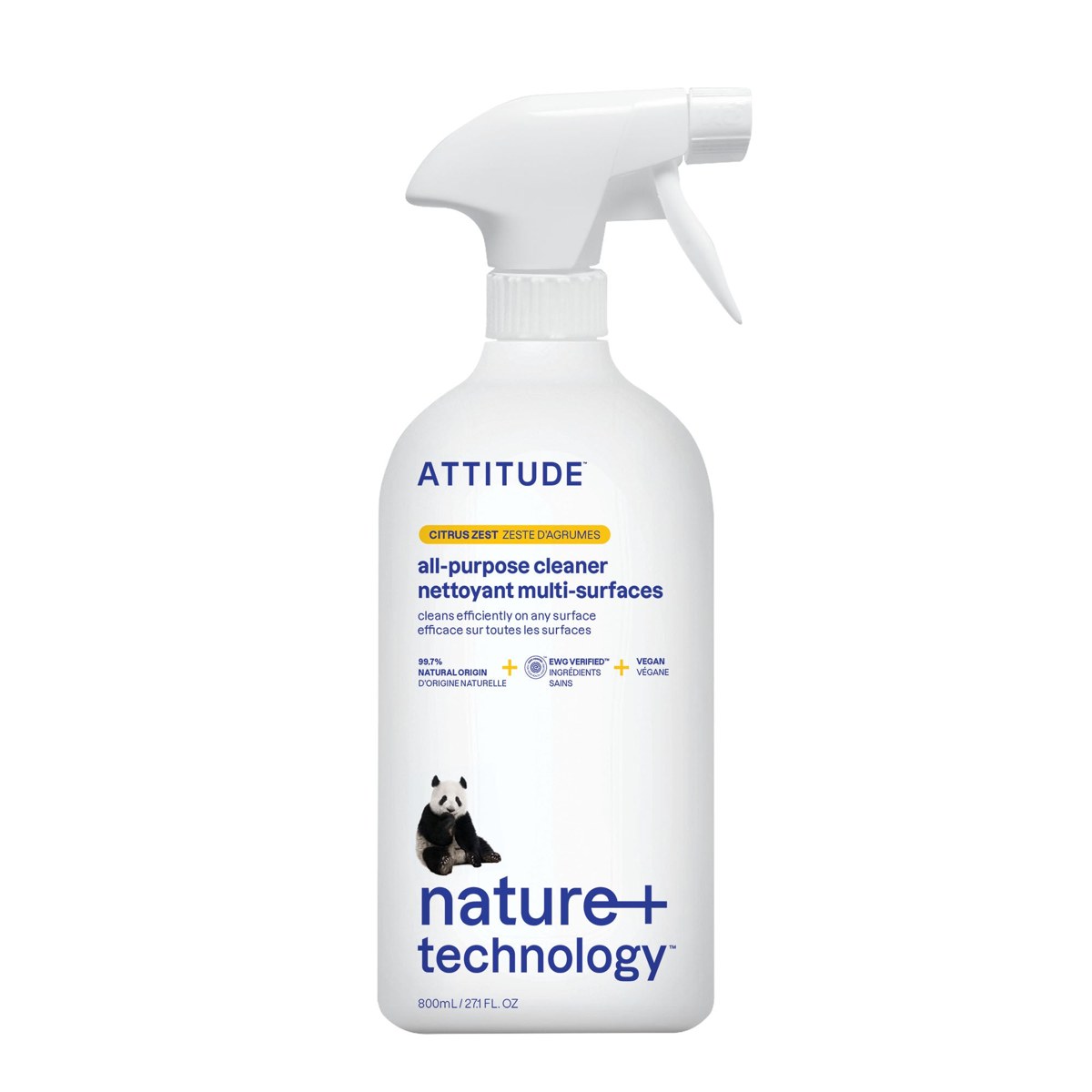 Attitude All Purpose Cleaner, Citrus Zest spray bottle