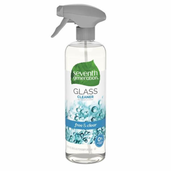 Seventh Generation Free & Clear glass cleaner, 23 oz bottle
